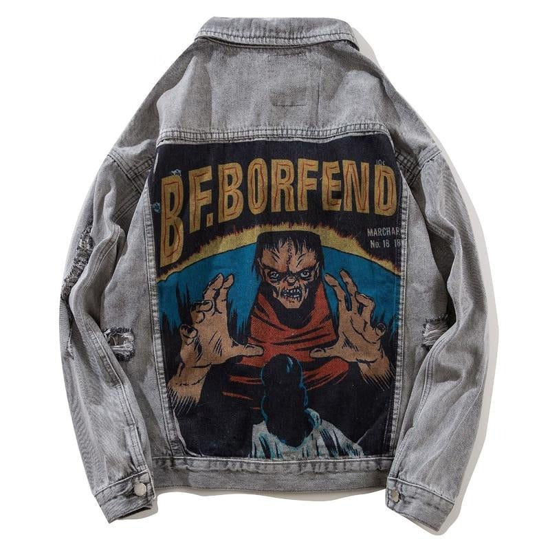 Hip Hop Denim Jacket