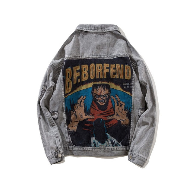 Hip Hop Denim Jacket