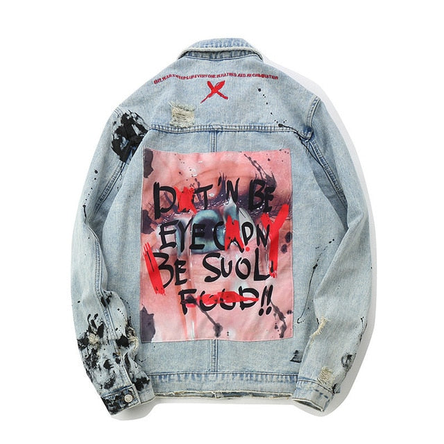 Graffiti Denim Jacket