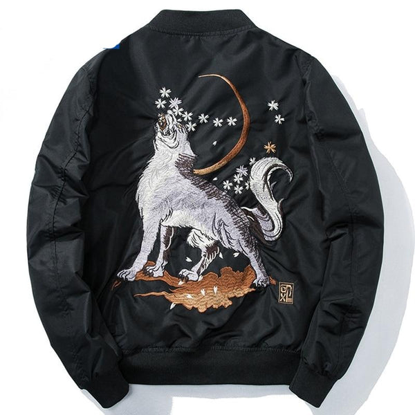 Wolf Bomber Jacket