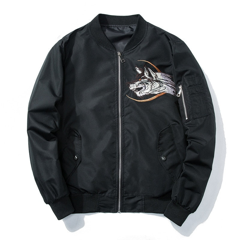 Wolf Bomber Jacket