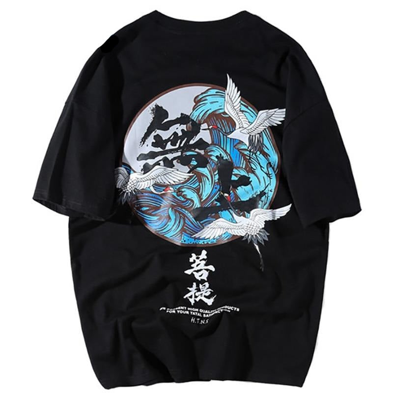 Crane Print T-shirt