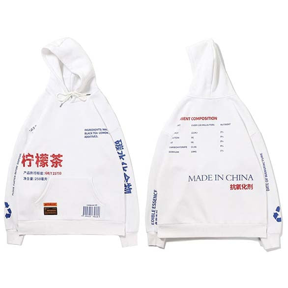 Chinese Symbols Hoodie