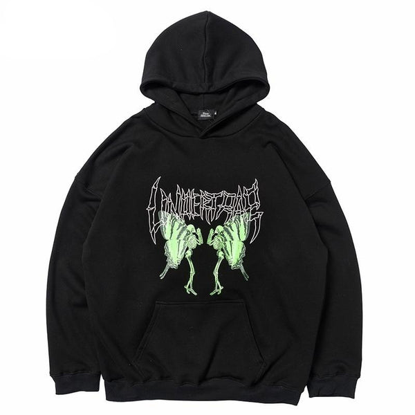 Dancing Skull Butterfly Hoodie