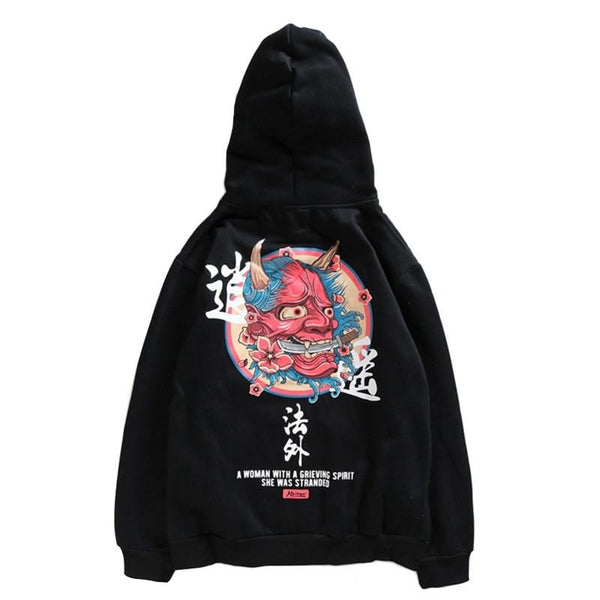 Ghost Chinese Character Hoodie