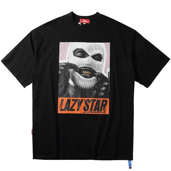 Masked Man Print T-shirt