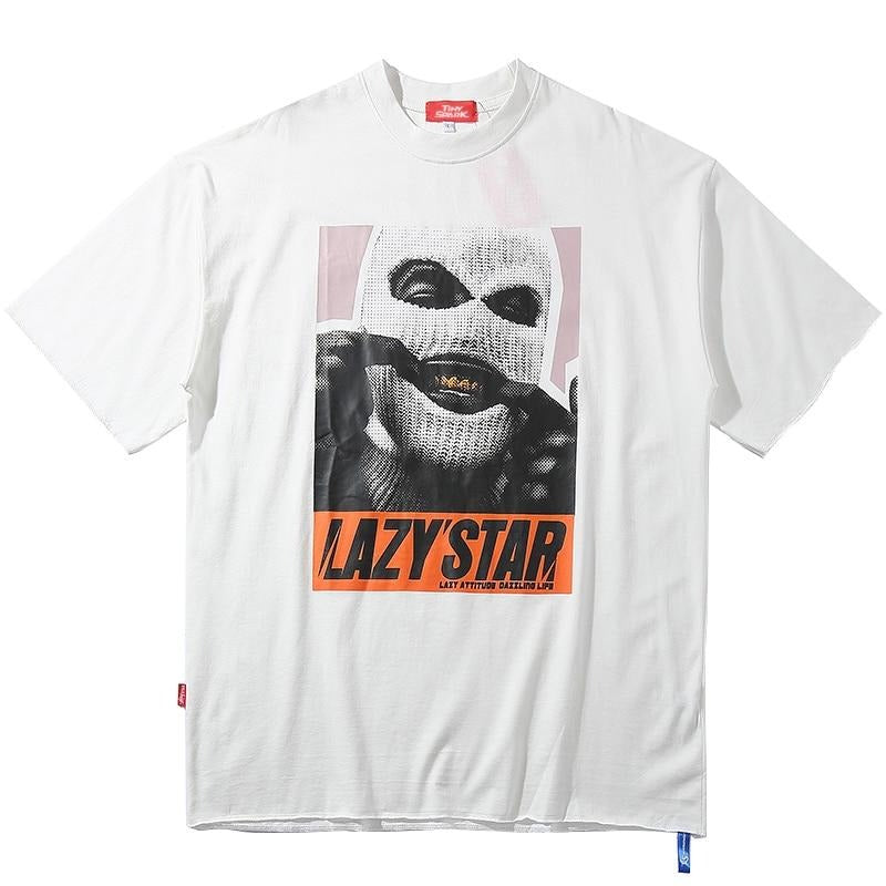 Masked Man Print T-shirt