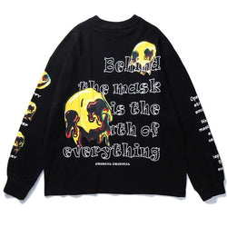 Skull Print Sweatshirt