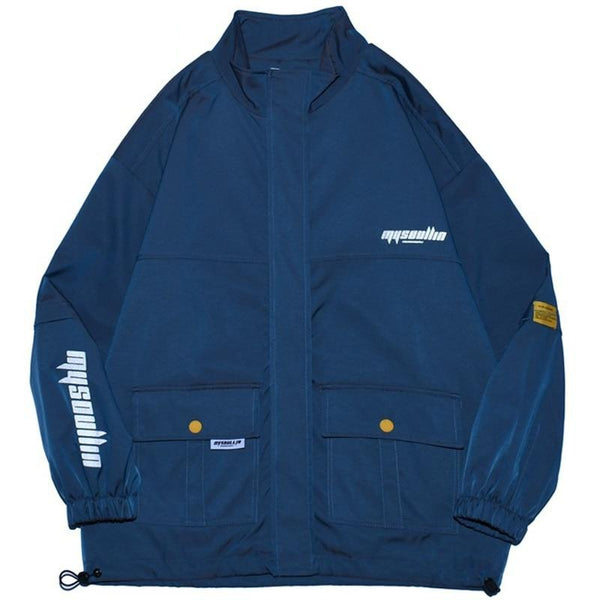 Multi-pocket Windbreaker Jacket