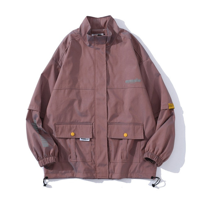 Multi-pocket Windbreaker Jacket