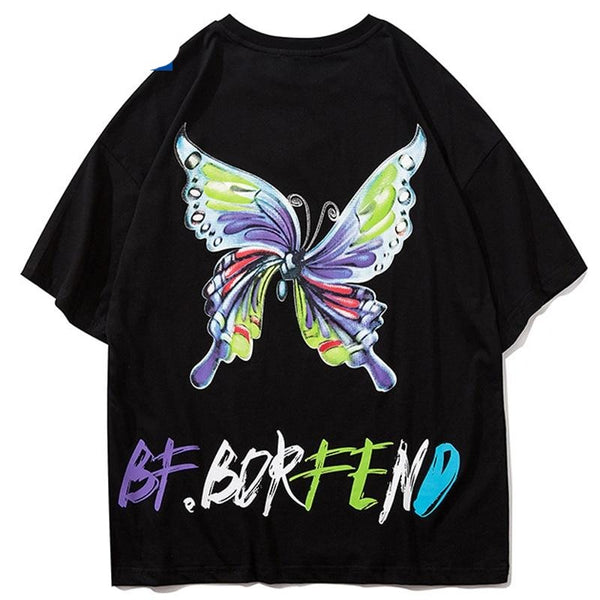 Butterfly Print T-shirt