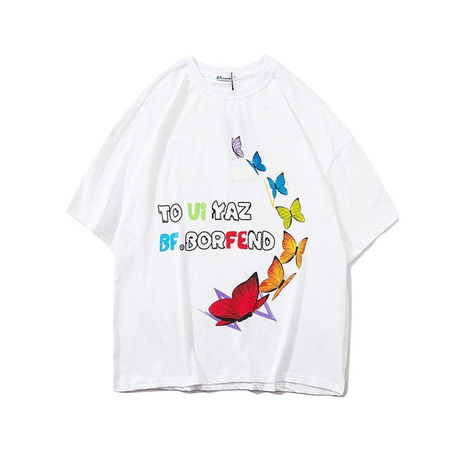 Butterfly Print T-shirt