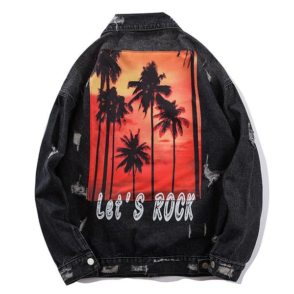 Graffiti Denim Jacket