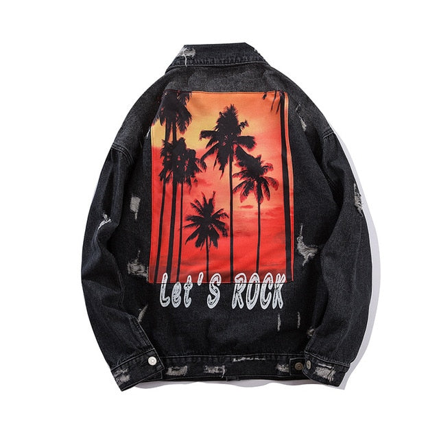 Graffiti Denim Jacket