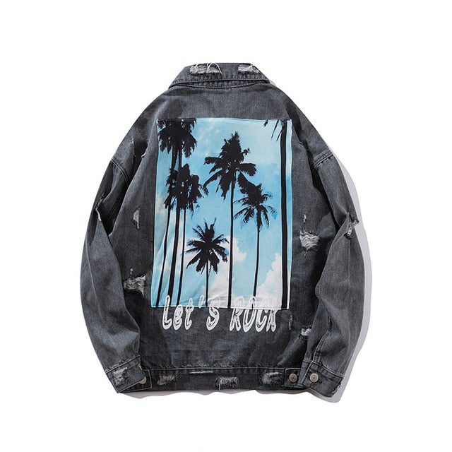 Graffiti Denim Jacket